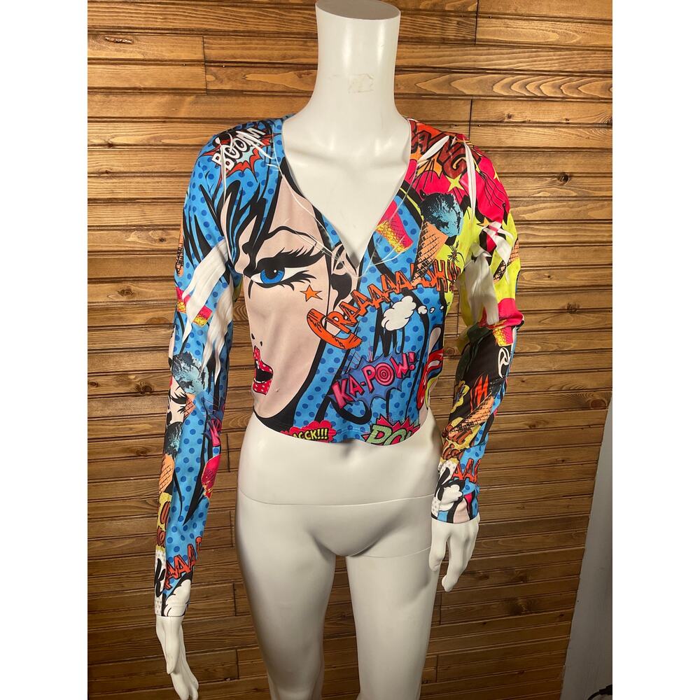 love J Large Comic Book Graphic Made in USA